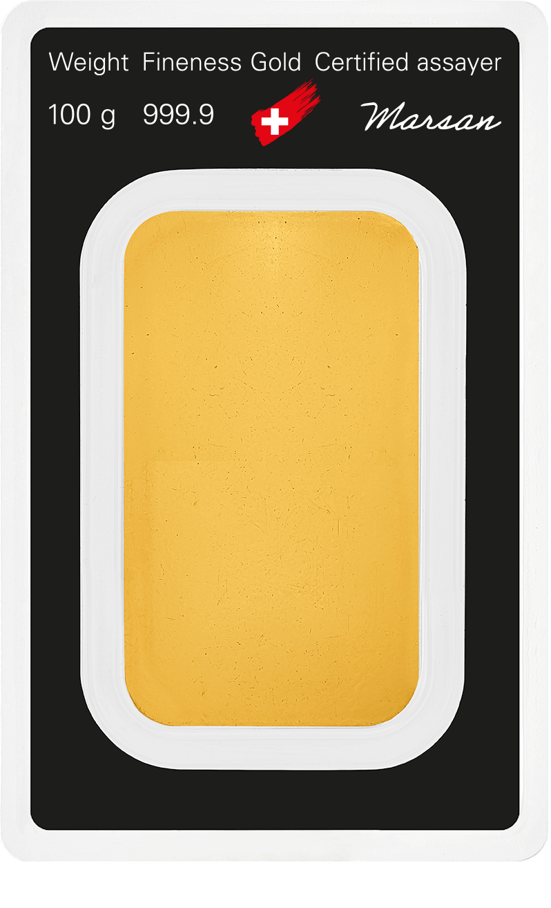 100g Gold Minted Bar 999.9 (~2.672兩)
