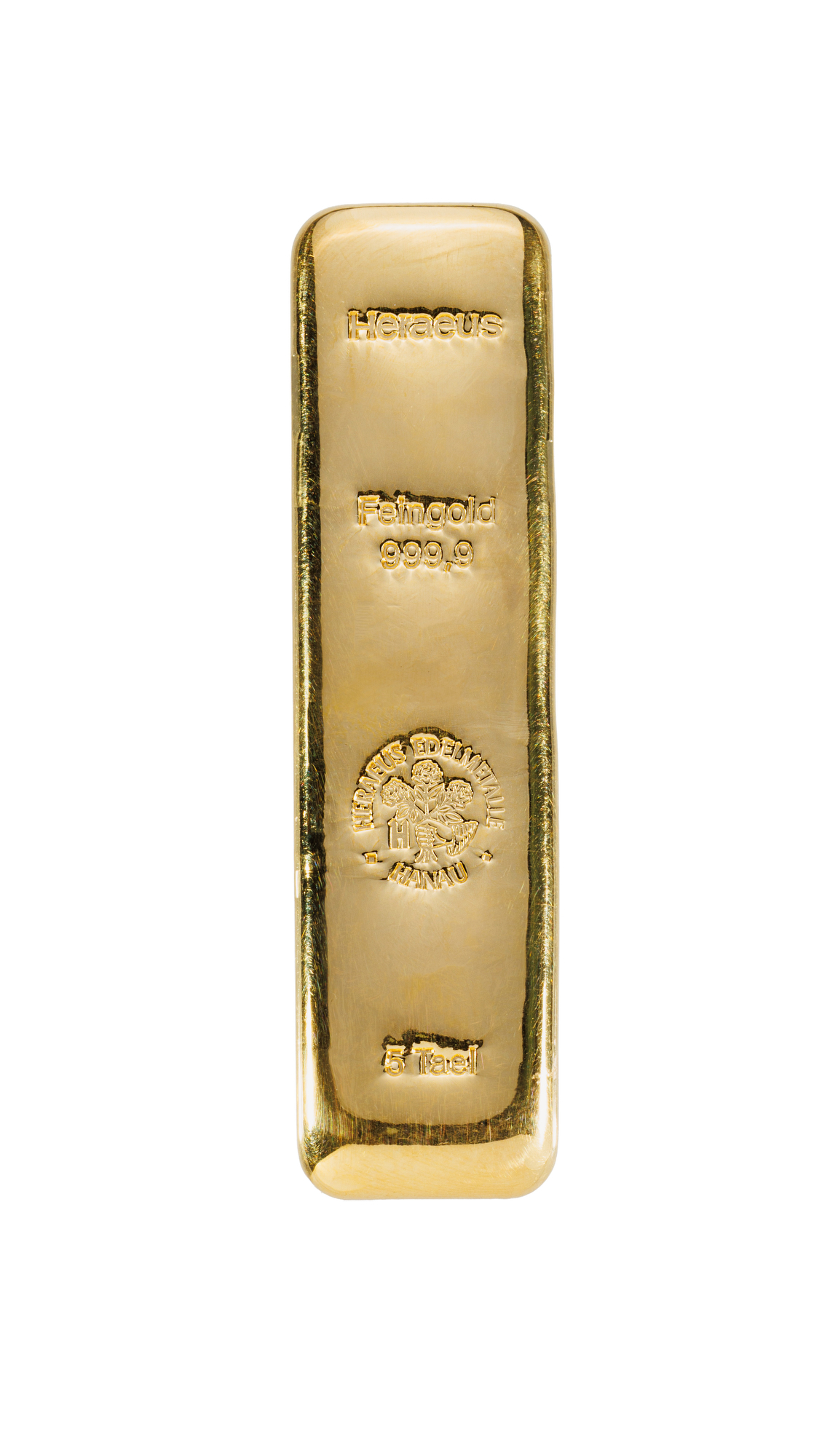 5 Tael Gold Cast Bar 999.9